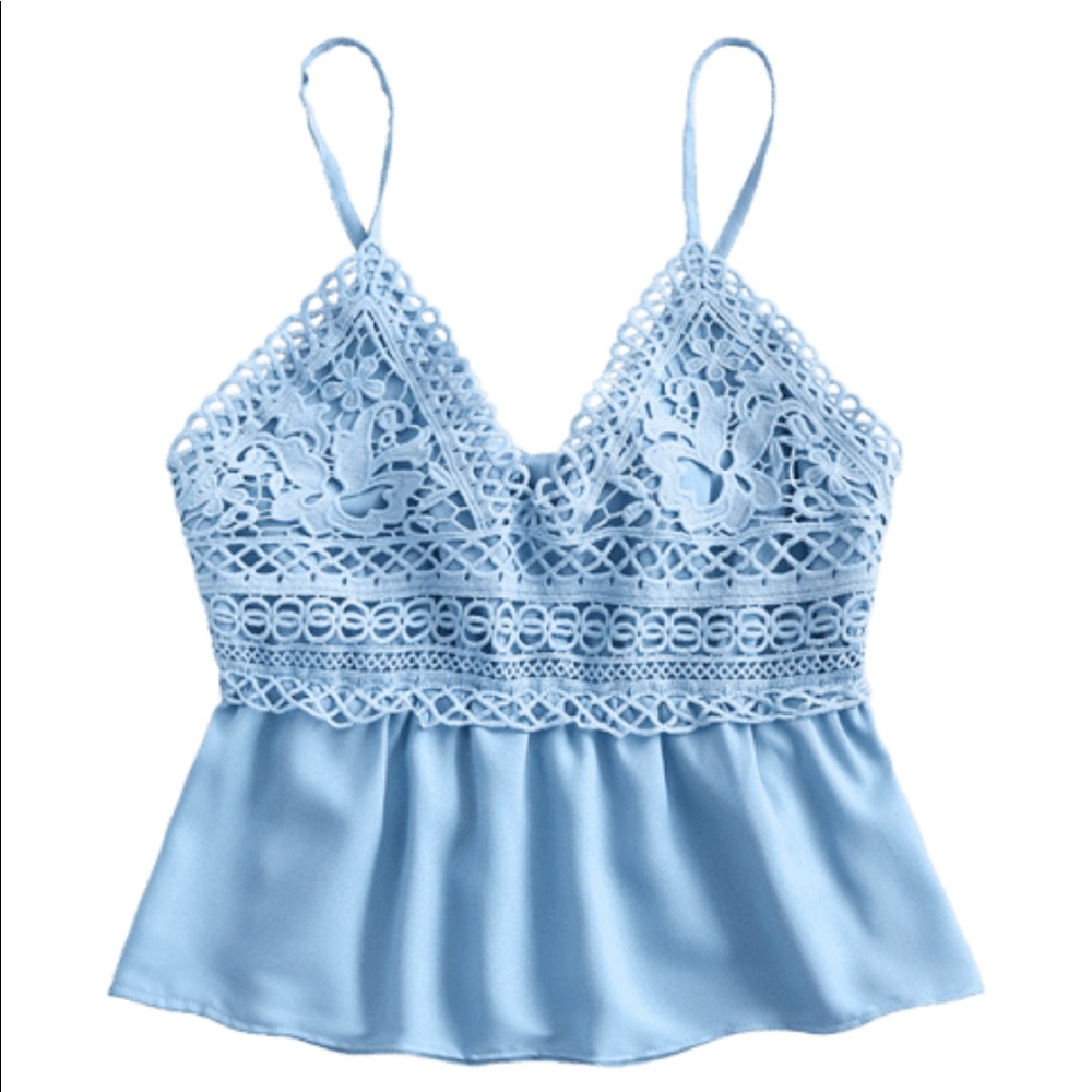 Baby blue women’s top